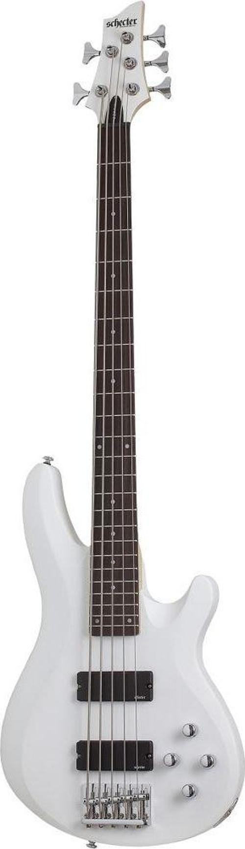 C-5 Deluxe 5 Telli Bas Gitar (Satin White)