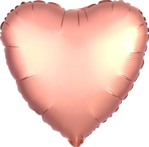 Kalp Rose Gold Renk Folyo Balon 18 İnc