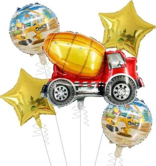 Araçlar Kamyon Konsept Mikser Kamyon Balon Set Kamyon Balon Seti Truck Balloon Doğum Günü Set