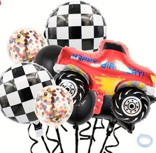 Araçlar Kamyon Konsept Pick-Up Kamyon Balon Set Kamyon Balon Buketi Truck Balloon Doğum Günü Set