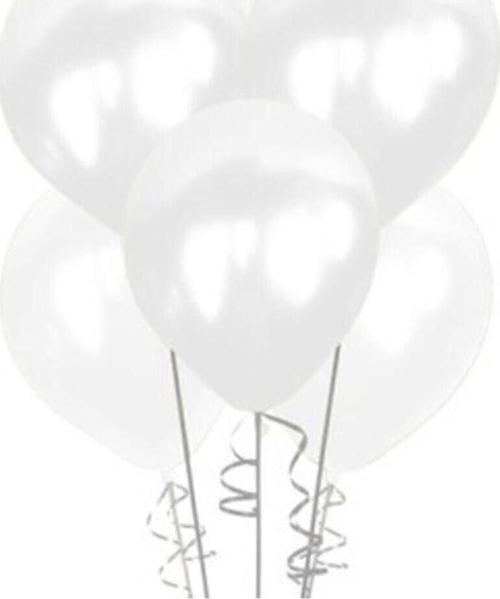 Beyaz Balon 10 Adet