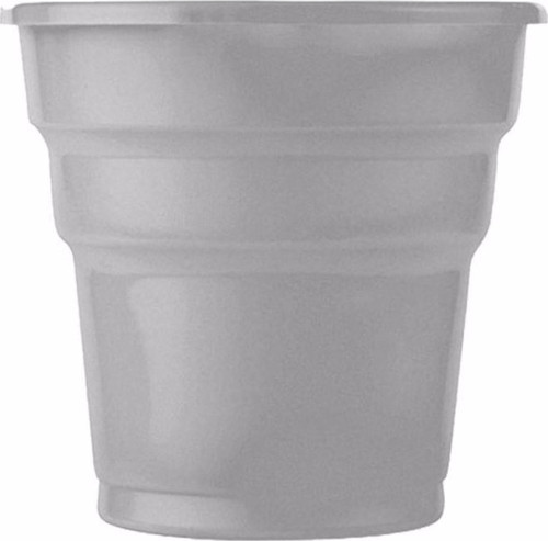 Plastik Bardak 25'Li Gümüş Renk