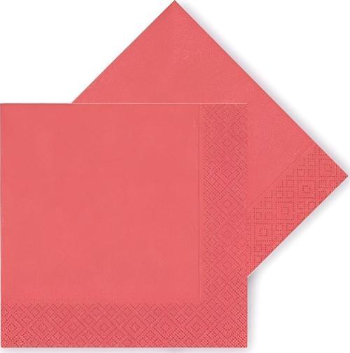 Renkli Kağıt Peçete Kırmızı Renk 33X33 16 Adet