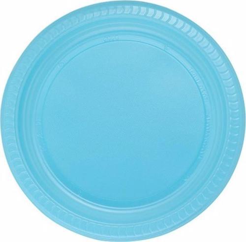Plastik Tabak 25'Li Mavi Renk