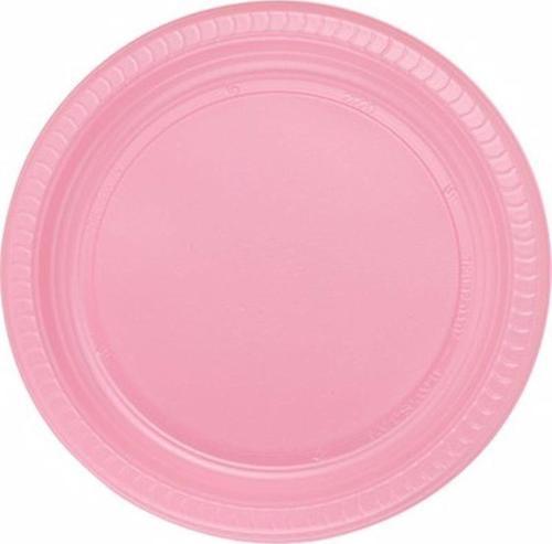 Plastik Tabak 25'Li Pembe Renk