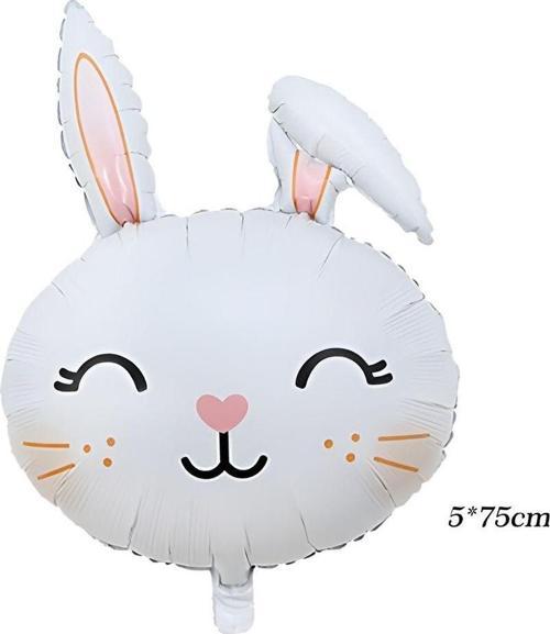 Tavşan Bunny Konsept Balon Easter Sevimli Tavşan Woodland Doğum Günü Parti Balon