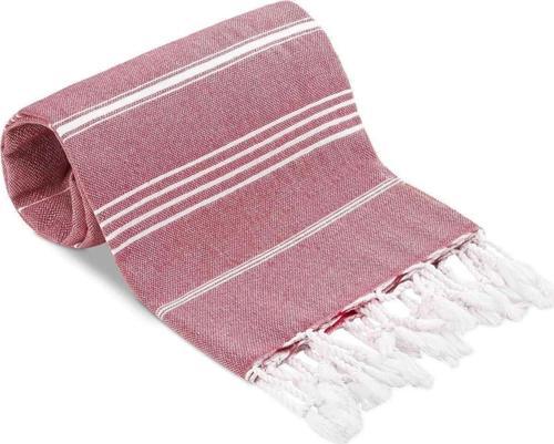 Summer Wind Soft %100 Pamuk Peştemal 100x180 cm Bordo