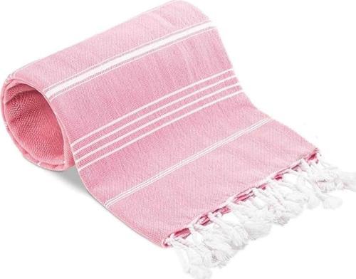 Summer Wind Soft %100 Pamuk Peştemal 100x180 cm Pembe