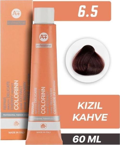 Tüp Saç Boyası 6.5 Kızıl Kahve 50 Gr + Oksidan Sıvısı 50 Ml