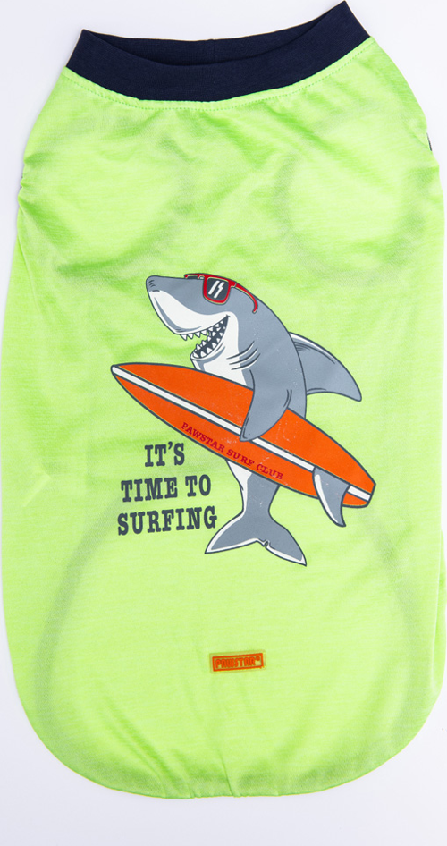 Green Shark Büyük T-shirt 6XLarge  55X69X86 CM