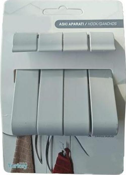 Home Havlupan Askılık 4'lü Bornoz Askılığı Çamaşır Havlupan Askı Aparatı-AY-57