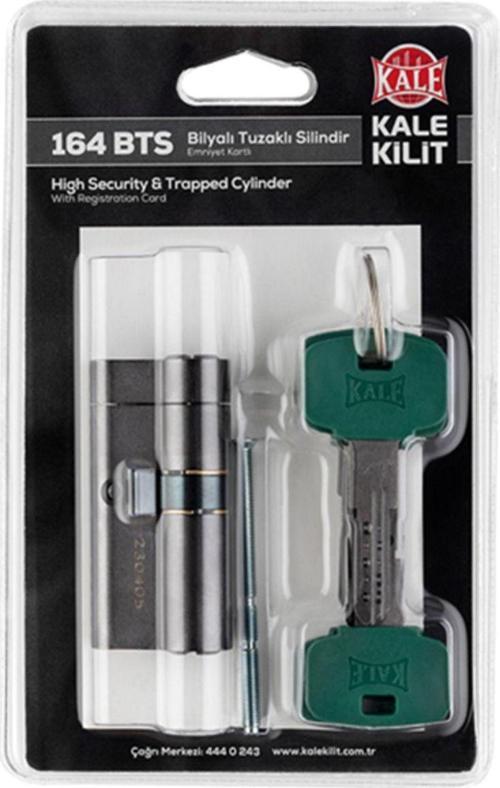 Bilyalı Tuzaklı - Plastik Yeşil Kafalı 5 Anahtarlı-Blisterlı-Antrasit - 68Mm (26+10+32)