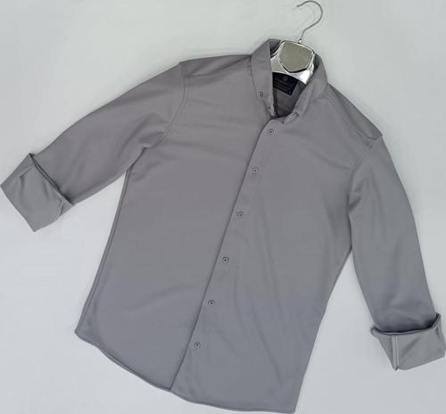 Panotti Slim Fit Uzun Kol Örme Erkek Gömlek