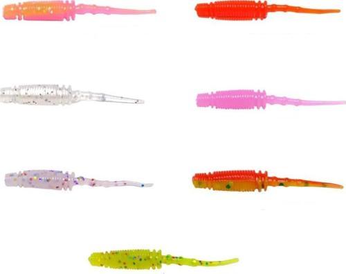 Rock Worm 4cm Kokulu LRF Silikon Yem 12ad