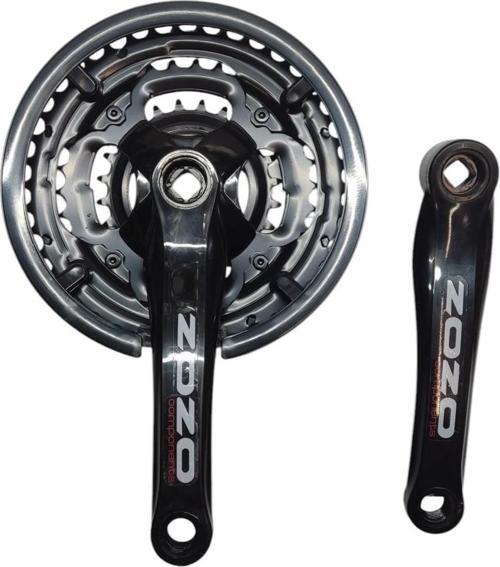 Zozo Bisiklet Aynakol Sağ Sol Takım 3 Lü Dişli- 24/34/42Tx170mm XC100-(SP16-TS540P) Siyah Renk