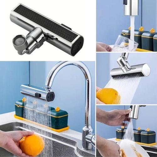® 3 Farklı Modlu Çok Amaçlı Musluk Adaptörü Evrensel Musluk Başlığı Şelale Musluk