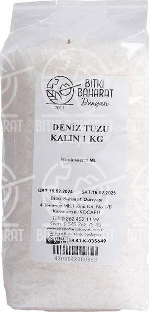 Deniz Tuzu Kalın 1 Kg