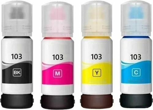 103 Uyumlu Muadil 4 Renk Mürekkep Seti