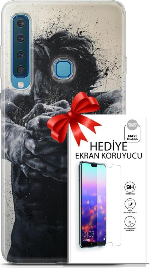 Samsung Galaxy A9 2018 Kılıf Orijinal Seri Soul 28 Yumruk İz Bırakmayan Kılıf + Ön Ekran Koruyucu