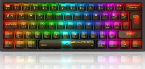 K617 RGB Fizz Şeffaf Siyah Kablolu Mekanik 61 Tuşlu Türkçe Oyuncu Klavyesi