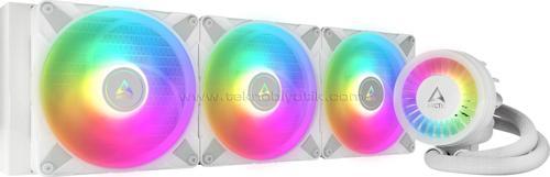 ARCTIC Liquid Freezer III - 280 Beyaz A-RGB Intel/AMD İşlemci Uyumlu, 280mm Radyatörlü 2x P14 PWM PST A-RGB Fanlı Yeni Nesil Sıvı Soğutucu - ACFRE0015