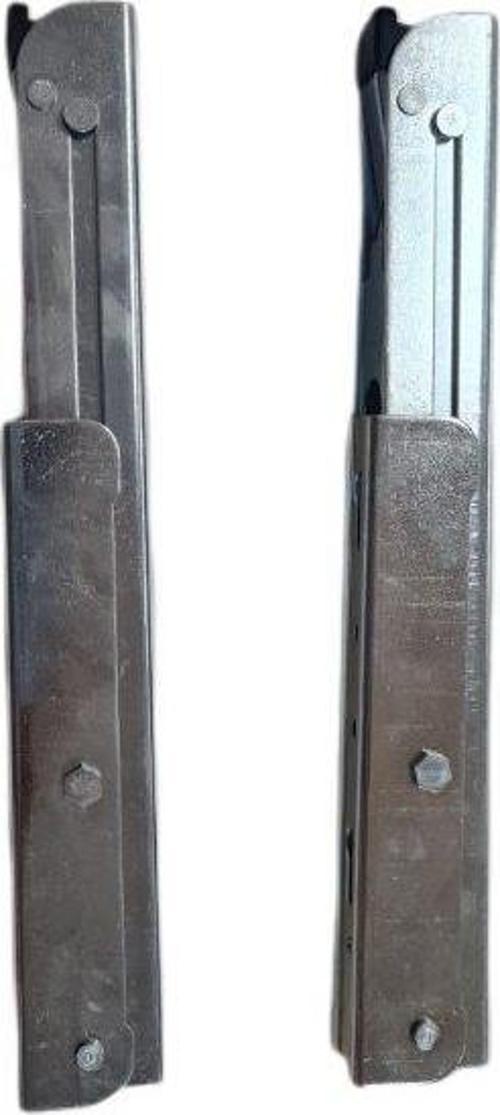 METAL Mandallı Katlanabilir Masa Konsolu Çinko 40 cm (1çift)
