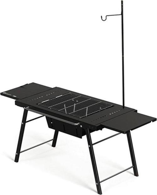 Multifunctional Travel Barbecue + Katlanabilir Masalı BLACK
