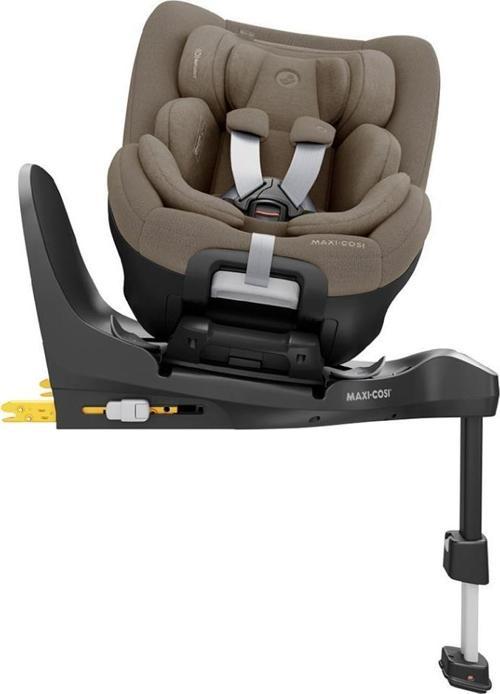 Mica 360 Pro i-Size Dünyanın İlk Kızaklı, Araç Dışına Çıkabilen ADAC'lı İsofix'li 360 Dönebilir Yatabilir 0-18 kg Bebek Oto Koltuğu Authentic Truffle