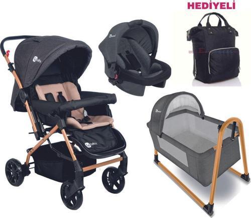 Olimpus Çift Yön Bebek Arabası Puset Taşıma Çanta Seti