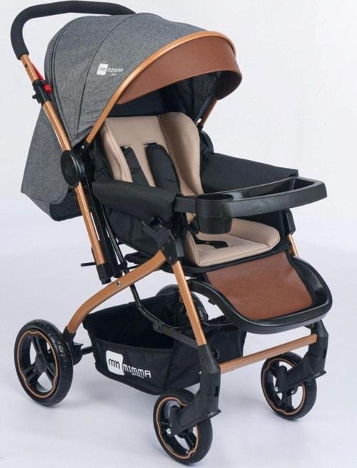 Mb-150 Life Plus Gold Gri Çift Yönlü Bebek Arabası & Taşıma Puset