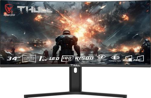 TJ-WQHD34C-180 Vision 34" 1ms 180Hz Wqhd (2xhdmı+2xdp) Va Frameless Curved Gaming Monitör