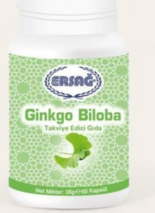 Ginkgo Biloba ( Takviye Edici Gıda ) 60 Kapsül