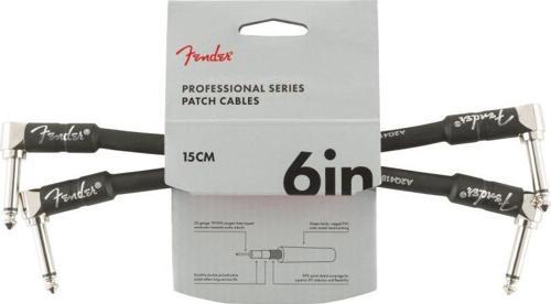 Professional 2li Paket L/L Uçlu 15cm Siyah Patch Kablosu