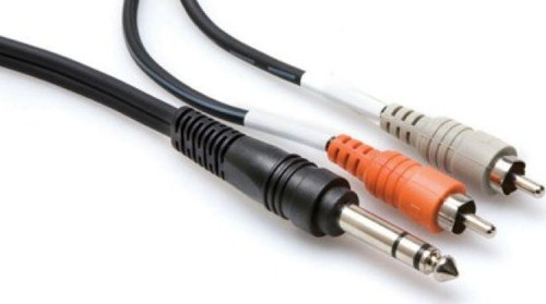 1/4\'\' TRS (M) Dual RCA (M) Insert kablo, 2 mt.