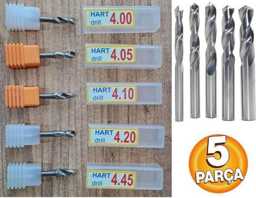 Cnc Metal Sondaj Tungsten Karbür Uç Seti (4.0 - 4.45 ) Matkap Için Hard Drill Bıçak Makine Takımı