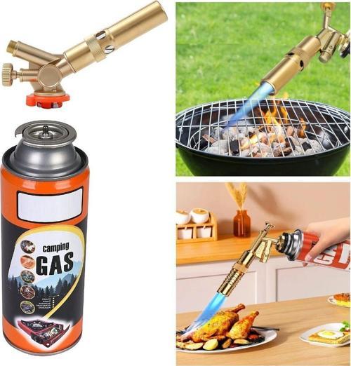 Yüksek Alevli Pürmüz Torch Yakma Barbekü Odun Tutuşturma Tabancası Metal Kafa Tamirci Kaynak Pürmüzü