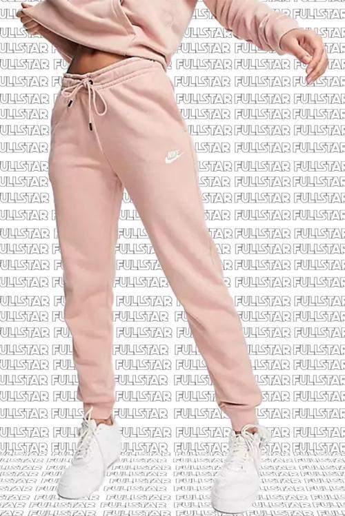 Sportswear Essential Fleece Şardonlu Kalın Kadın Rose Eşofman Altı