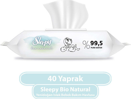 Bio Natural Yenidoğan Islak Mendil 40x36 1440 Yaprak