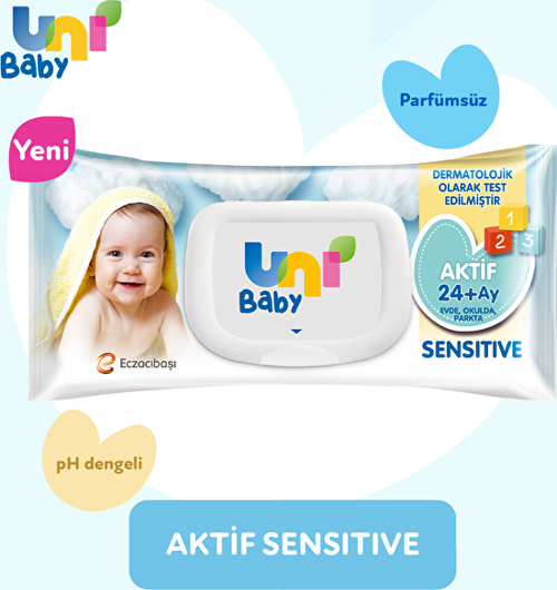 Aktif Sensitive Islak Mendil 90x9 810 Yaprak