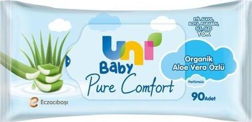 Pure Comfort Organik Aloe Vera Özlü Islak Mendil 90x12 1080 Yaprak