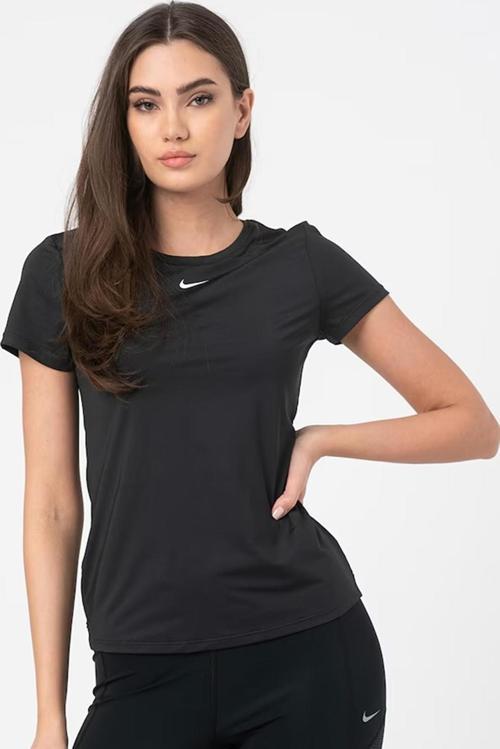 Dri Fit Training One Slim Tshirt Black Kadın Antreman Tişörtü Siyah
