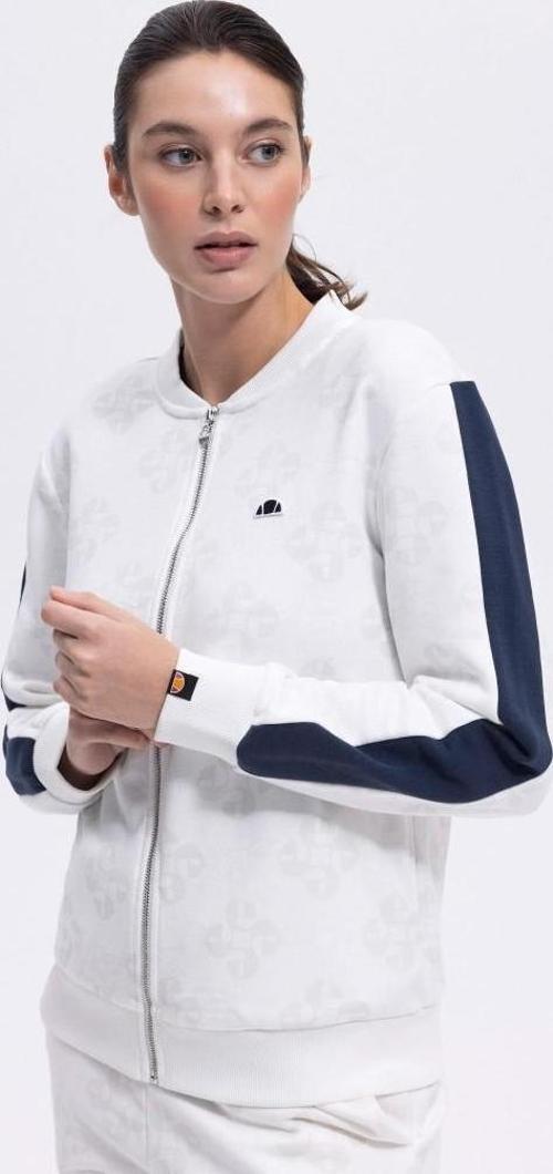 Kırık Beyaz Kadın Fermuarlı Sweat EF375