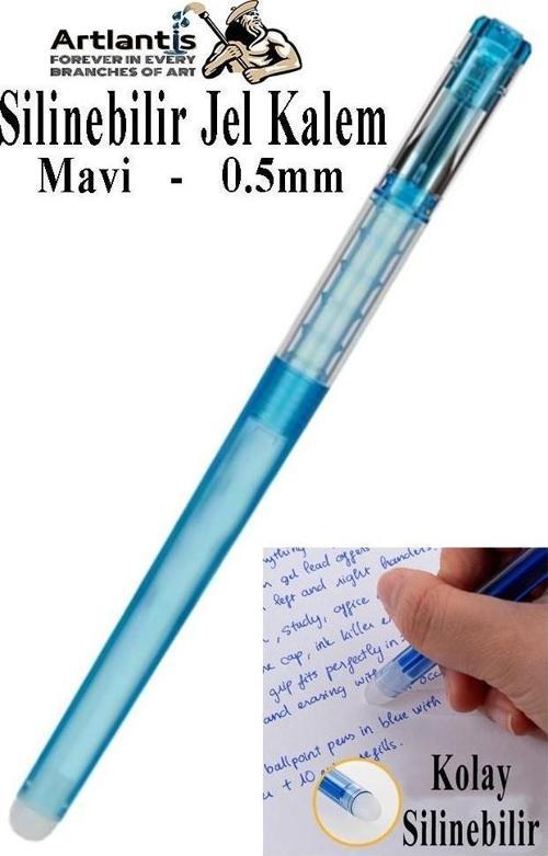 Silinebilir Jel Kalem Mavi 1 Adet Silinebilir Tükenmez Kalem Pilot Kalem Mürekkepli Kolay Silinebilir Kumaş Kalemi