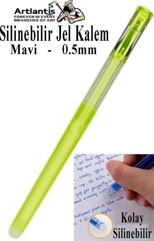 Silinebilir Jel Kalem Mavi 1 Adet Silinebilir Tükenmez Kalem Pilot Kalem Mürekkepli Kolay Silinebilir Kumaş Kalemi