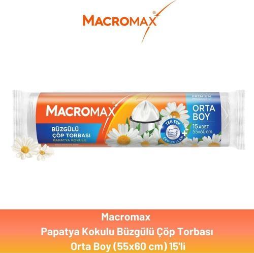 Büzgülü Papatya Çöp Torbası Orta Boy 15'li