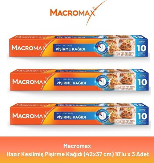 Hazır Kesilmiş Pişirme Kağıdı 10'lu x 3 Adet