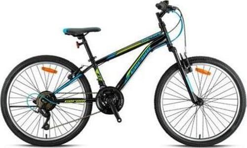 MARS - 24  - MTB - 12' - 21 Vites - V.B - Mat Siyah-Lime/Mavi
