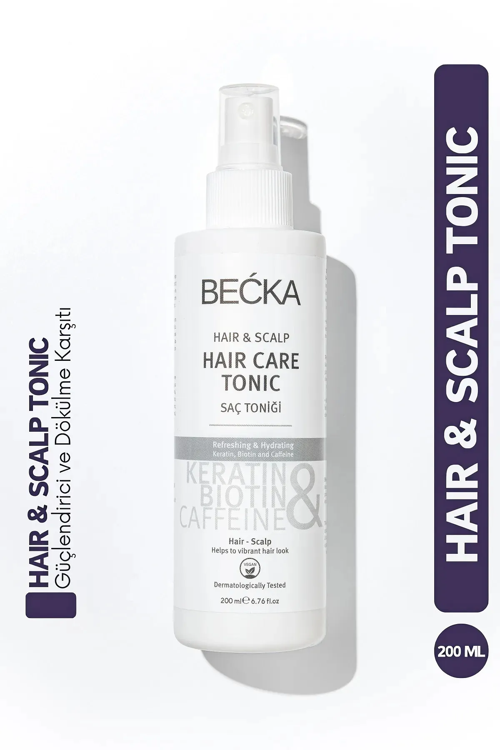 Biotin Keratin Ve Caffeine Dökülme karşıtı Ve Hızlı Saç uzatma Etkili Saç Toniği 200 ml