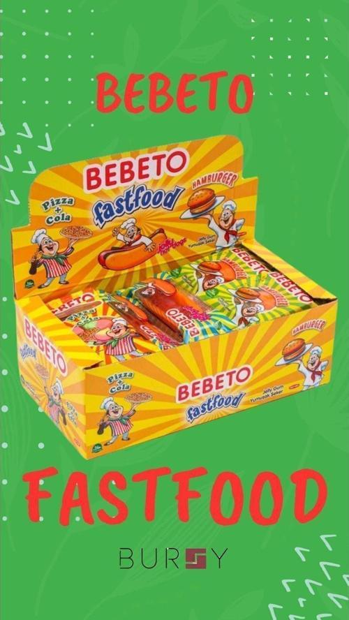 Fast Food Jelibon 36 Adet (PİZZA&COLA,HAMBURGER,HOTDOG)