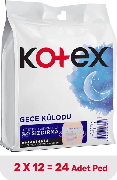 Regl Gece Külodu 12 Paket 24 Adet Ped
